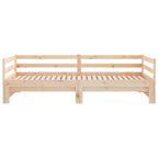 vidaXL Ausziehbares Tagesbett ohne Matratze 90x190 cm