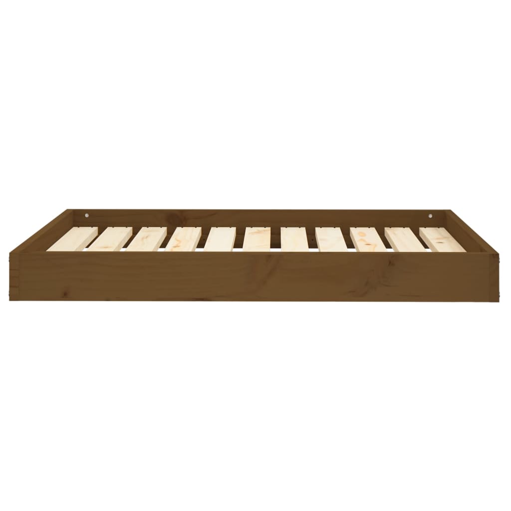 vidaXL Hundebett Honigbraun 91,5x64x9 cm Massivholz Kiefer