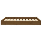 vidaXL Hundebett Honigbraun 91,5x64x9 cm Massivholz Kiefer