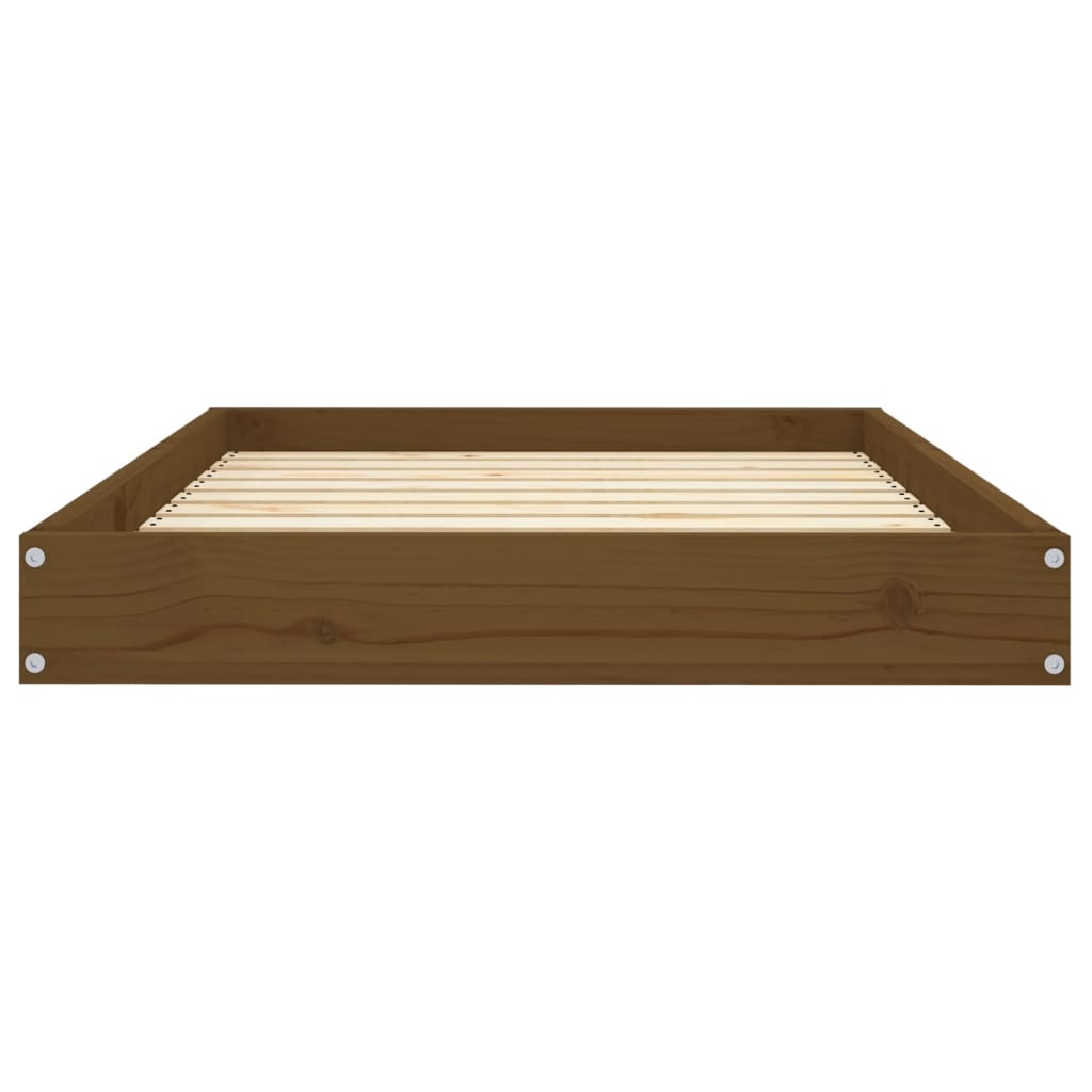 vidaXL Hundebett Honigbraun 91,5x64x9 cm Massivholz Kiefer