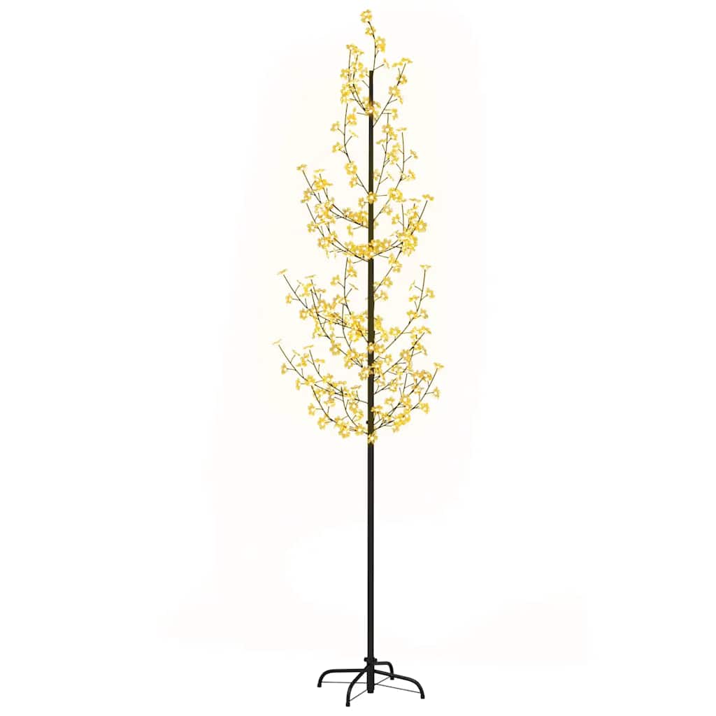 vidaXL LED-Baum mit Kirschblüten Warmweiß 368 LEDs 300 cm