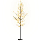 vidaXL LED-Baum mit Kirschblüten Warmweiß 672 LEDs 400 cm