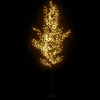vidaXL LED-Baum mit Kirschblüten Warmweiß 672 LEDs 400 cm