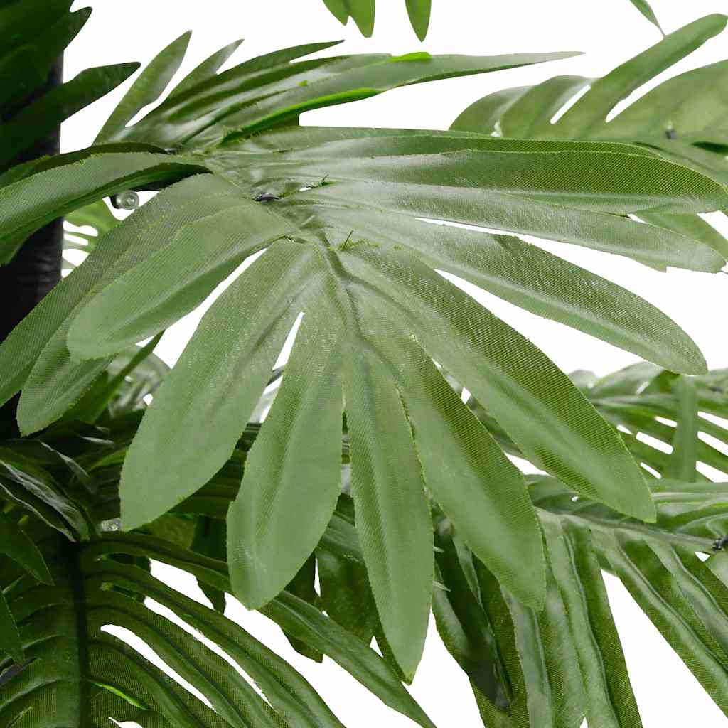 vidaXL Künstliche Palme mit 136 LEDs Warmweiß 220 cm