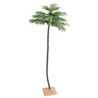 vidaXL Künstliche Palme mit 252 LEDs Warmweiß 400 cm