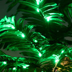 vidaXL Künstliche Palme mit 252 LEDs Warmweiß 400 cm