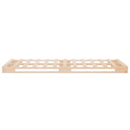 vidaXL Palettenbett 90x200 cm Massivholz Kiefer