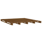 vidaXL Palettenbett Honigbraun 120x200 cm Massivholz Kiefer