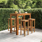 vidaXL 5-tlg. Gartenbar-Set Massivholz Akazie