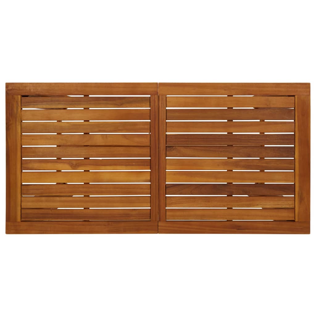 vidaXL 7-tlg. Gartenbar-Set Massivholz Akazie