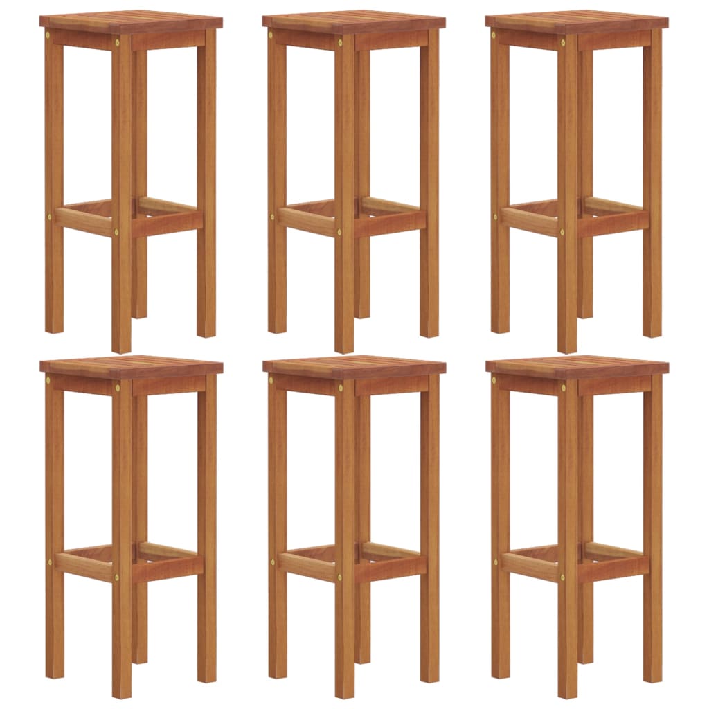 vidaXL 7-tlg. Gartenbar-Set Massivholz Akazie