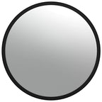 vidaXL Konvexer Verkehrsspiegel für den Innenbereich Schwarz Ø40 cm Acryl