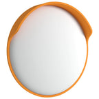 vidaXL Konvexer Verkehrsspiegel für den Außenbereich Orange Ø30 cm Polycarbonat