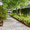vidaXL Rasenkanten 50 Stk. 10x103 cm Flexibel Cortenstahl