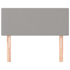 vidaXL Kopfteil Hellgrau 80x5x78/88 cm Stoff
