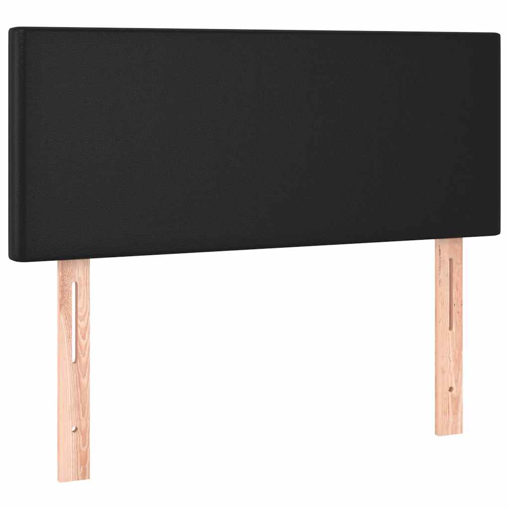vidaXL Kopfteil Schwarz 80x5x78/88 cm Kunstleder