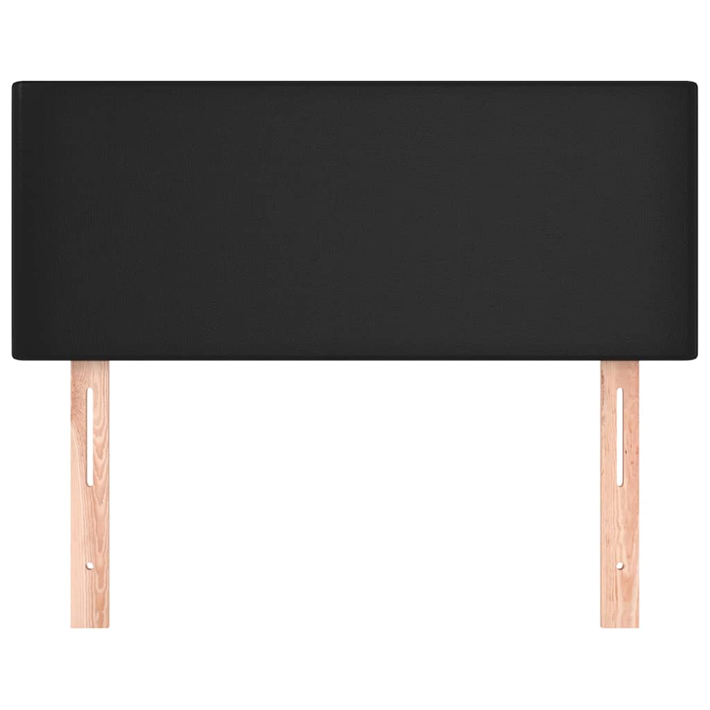 vidaXL Kopfteil Schwarz 80x5x78/88 cm Kunstleder