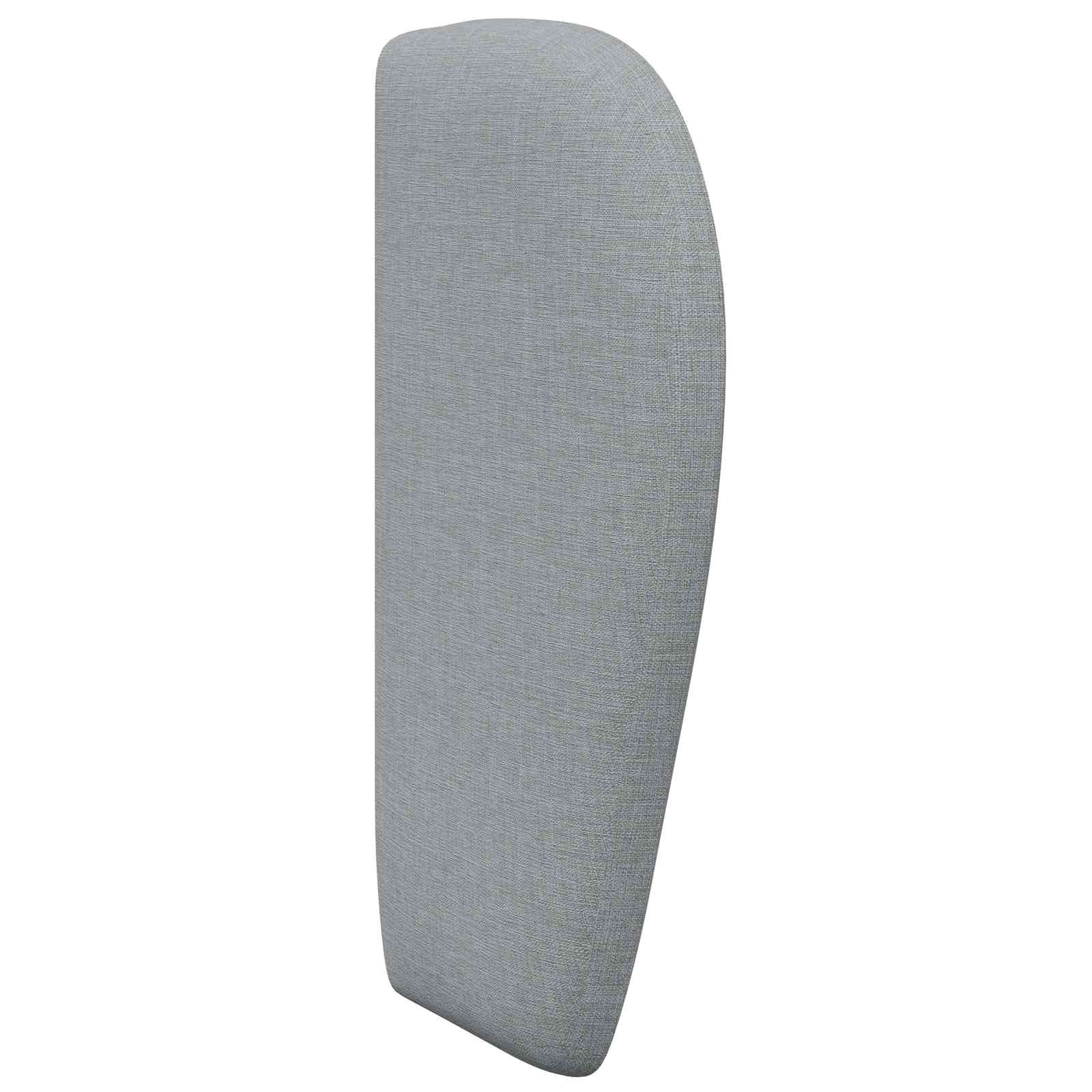vidaXL Kopfteil Ohr Hellgrau 40 x 23 x 6 cm Stoff