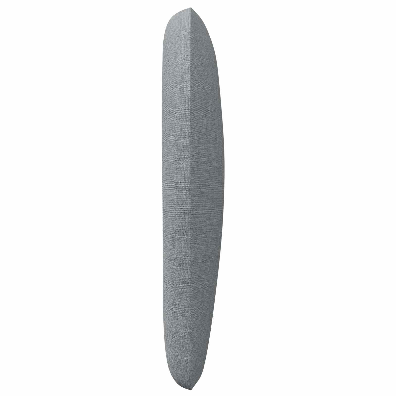 vidaXL Kopfteil Ohr Hellgrau 40 x 23 x 6 cm Stoff