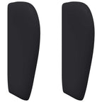 vidaXL Kopfteil Ohr Schwarz 40 x 23 x 6 cm PVC
