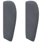 vidaXL Kopfteil Ohr Dunkelgrau 40 x 23 x 6 cm Samt