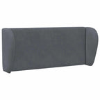 vidaXL Kopfteil Ohr Dunkelgrau 40 x 23 x 6 cm Samt