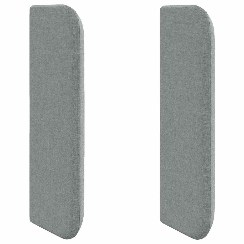 vidaXL Kopfteil Ohr mit Kopfteil Grau 40,5 x 40,5 x 4 cm Stoff