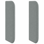vidaXL Kopfteil Ohr mit Kopfteil Grau 40,5 x 40,5 x 4 cm Stoff