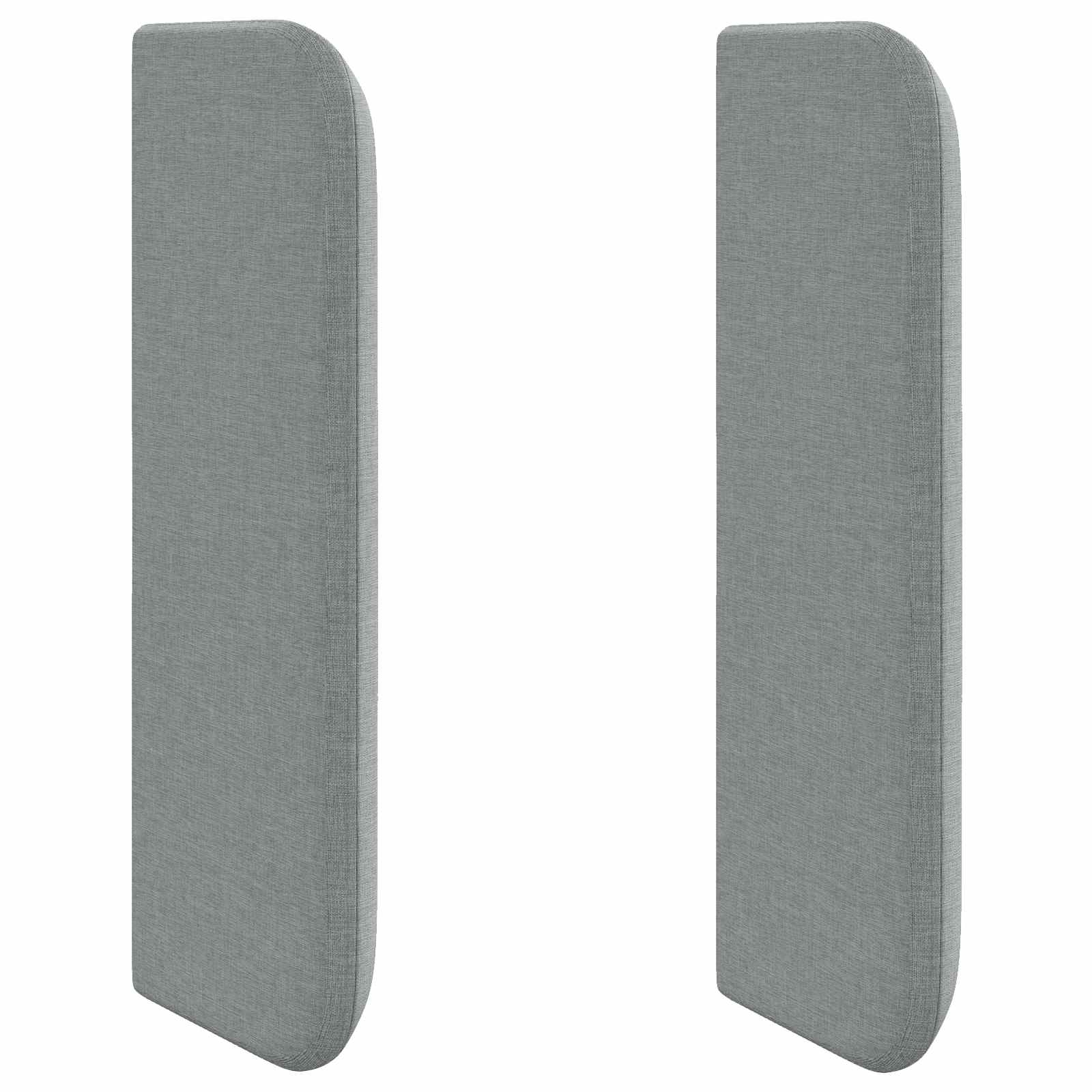 vidaXL Kopfteil Ohr mit Kopfteil Grau 40,5 x 40,5 x 4 cm Stoff