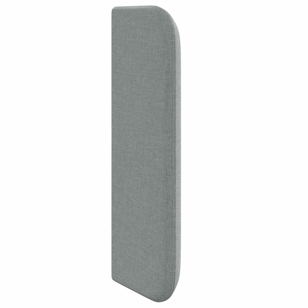 vidaXL Kopfteil Ohr mit Kopfteil Grau 40,5 x 40,5 x 4 cm Stoff