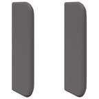vidaXL Kopfteil Ohr 2 pcs Grau 40 x 16 x 5 cm Sperrholz und Kunstleder