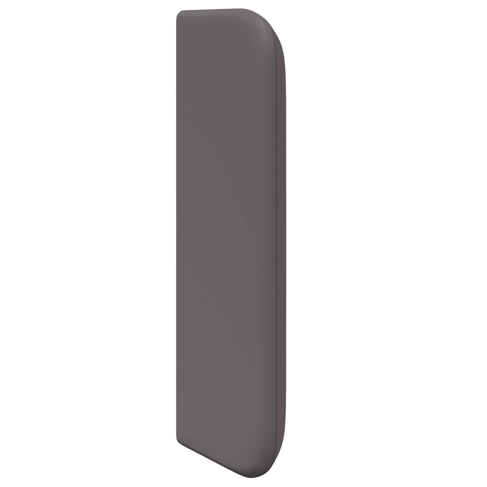 vidaXL Kopfteil Ohr 2 pcs Grau 40 x 16 x 5 cm Sperrholz und Kunstleder
