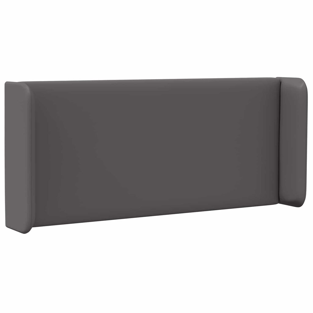 vidaXL Kopfteil Ohr 2 pcs Grau 40 x 16 x 5 cm Sperrholz und Kunstleder