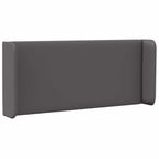 vidaXL Kopfteil Ohr 2 pcs Grau 40 x 16 x 5 cm Sperrholz und Kunstleder