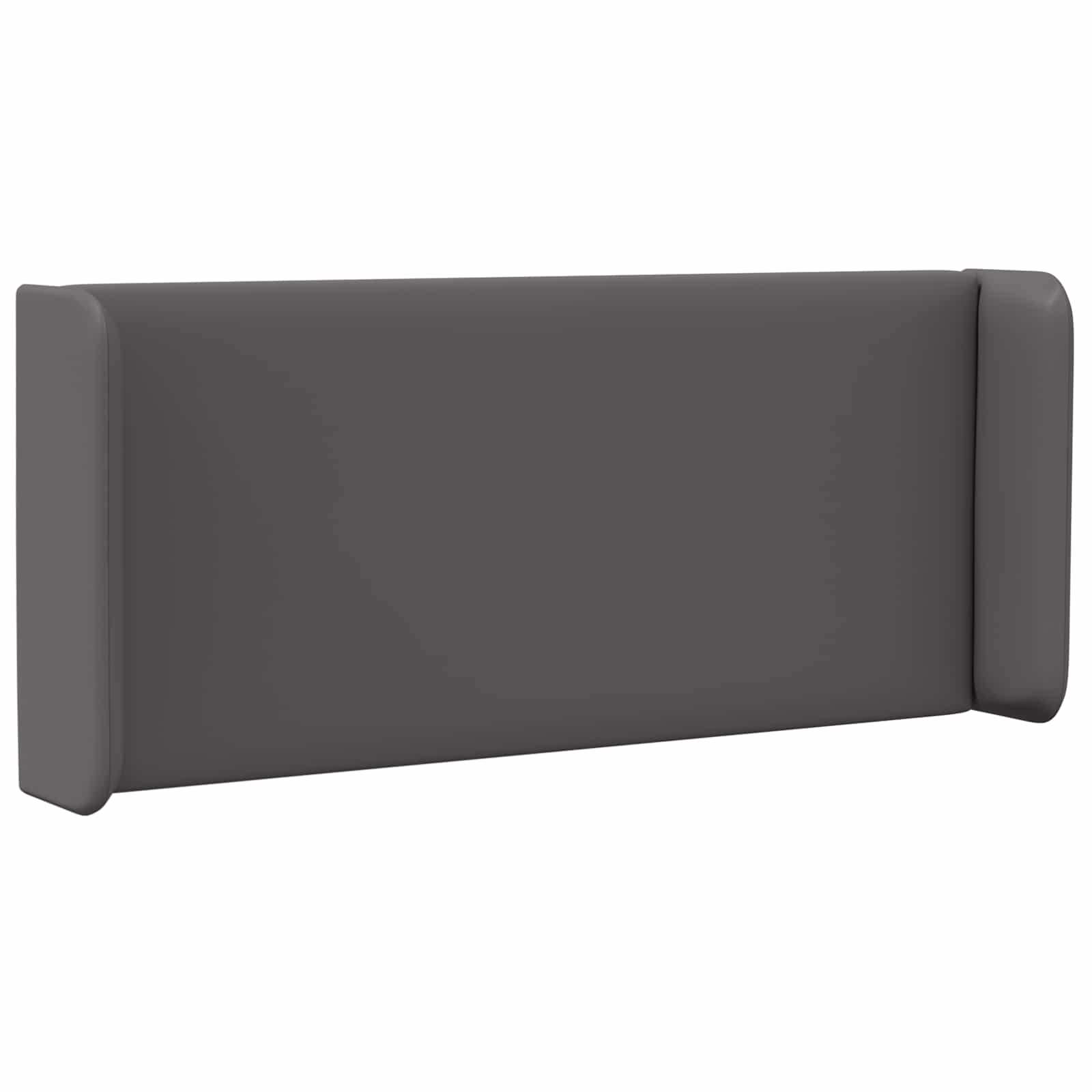 vidaXL Kopfteil Ohr 2 pcs Grau 40 x 16 x 5 cm Sperrholz und Kunstleder