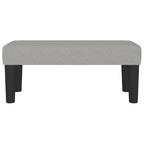 vidaXL Sitzbank Hellgrau 70x30x30 cm Stoff