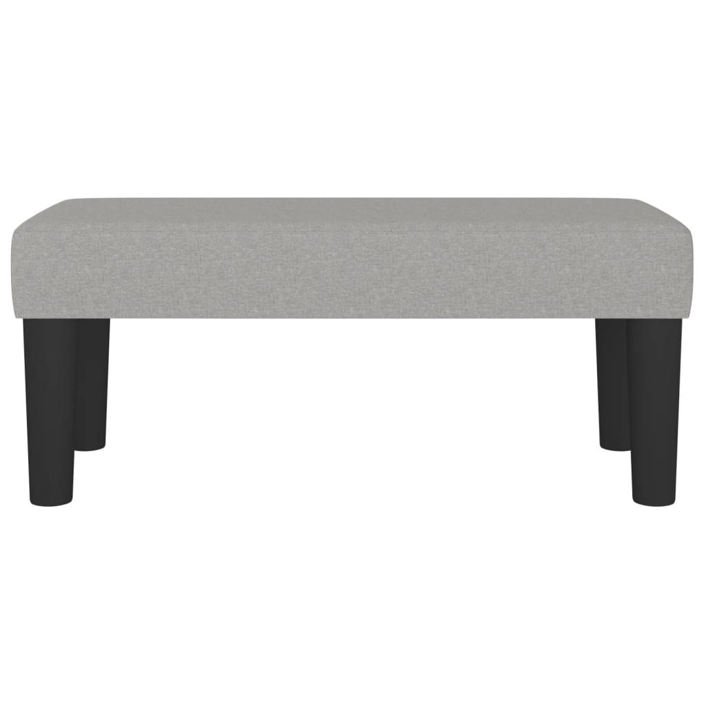 vidaXL Sitzbank Hellgrau 70x30x30 cm Stoff