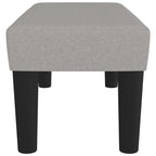 vidaXL Sitzbank Hellgrau 70x30x30 cm Stoff