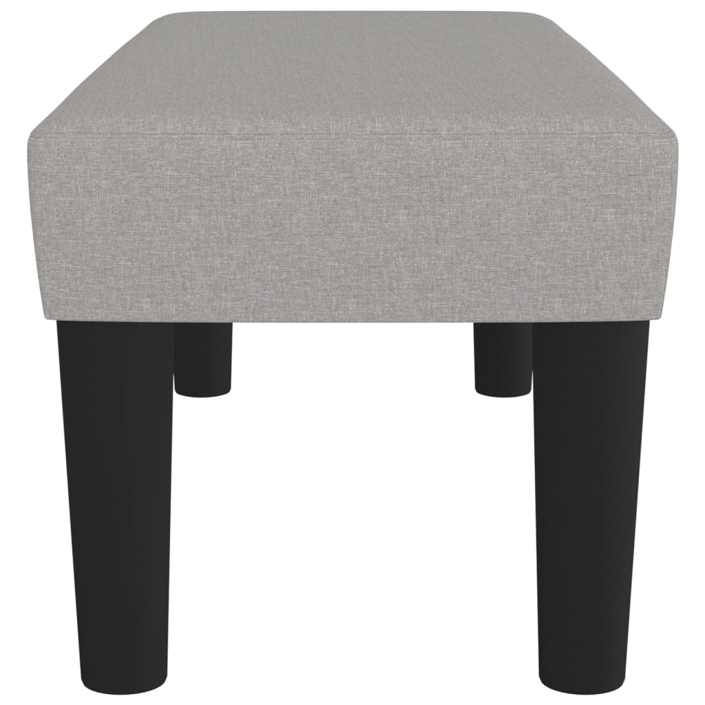vidaXL Sitzbank Hellgrau 70x30x30 cm Stoff