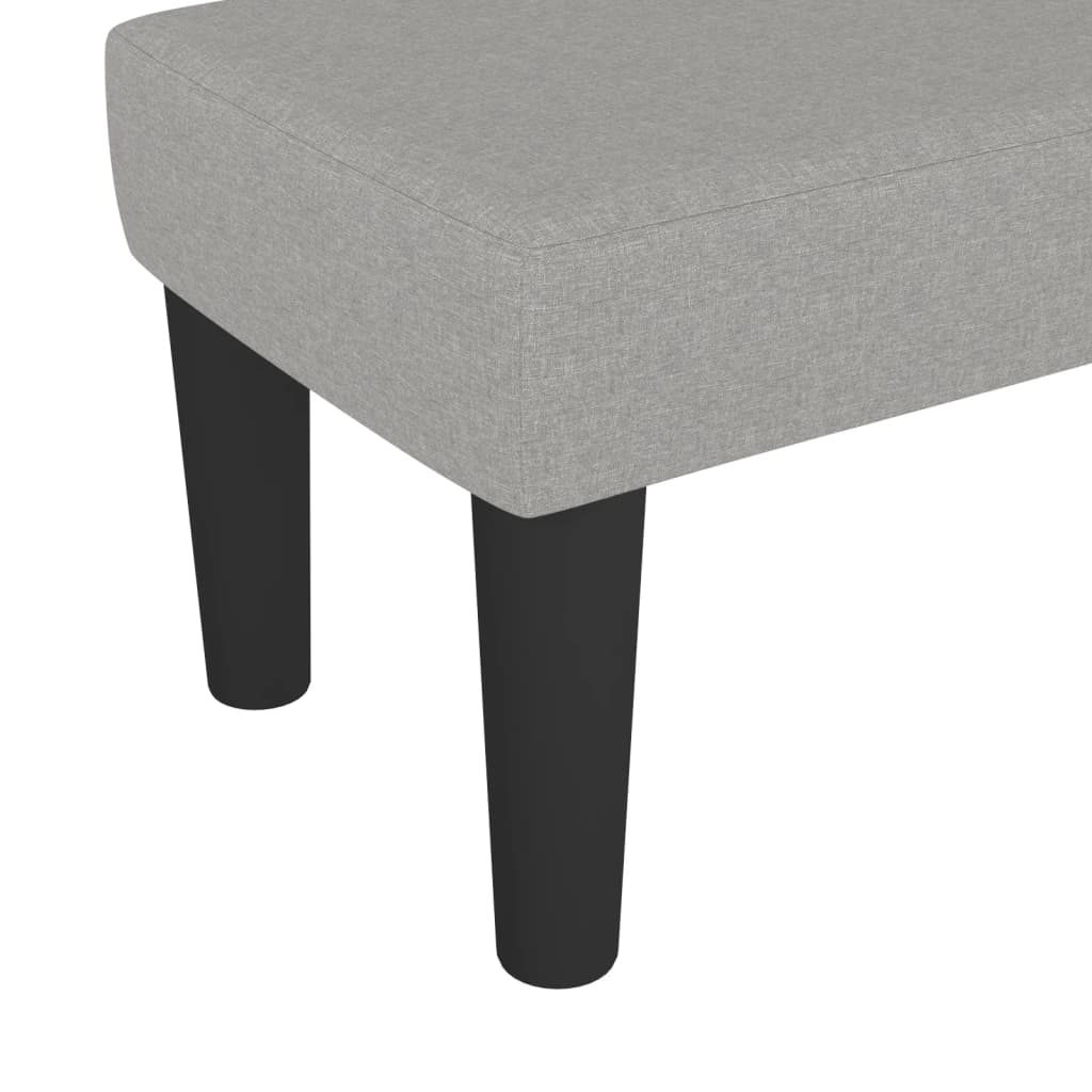 vidaXL Sitzbank Hellgrau 70x30x30 cm Stoff