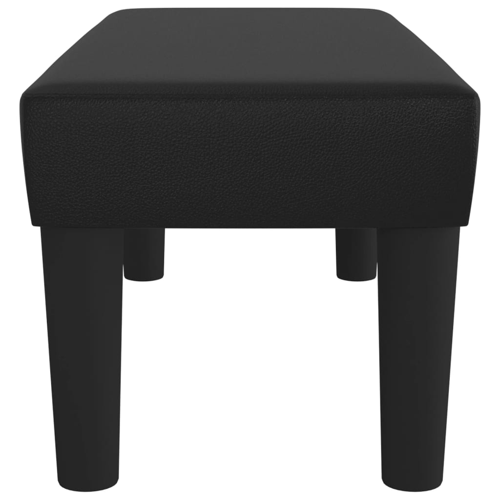 vidaXL Sitzbank Schwarz 70x30x30 cm Kunstleder