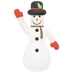 vidaXL Aufblasbarer Schneemann mit LEDs 455 cm