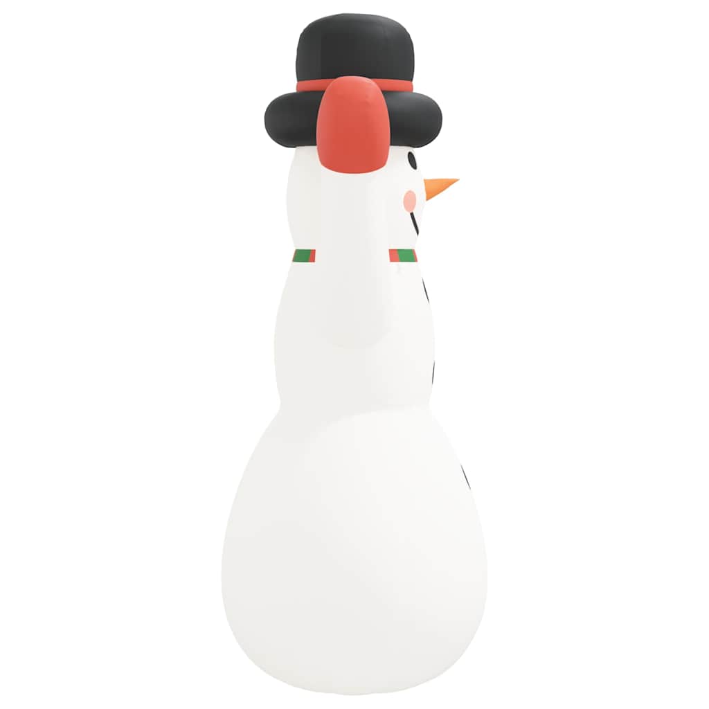 vidaXL Aufblasbarer Schneemann mit LEDs 455 cm