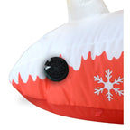 vidaXL Aufblasbarer Weihnachtsmann mit Rentieren LED 145 cm