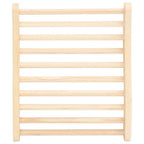 vidaXL Sauna-Rückenlehne S-Form Massivholz Kiefer