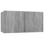 vidaXL 8-tlg. TV-Schrank-Set Grau Sonoma Holzwerkstoff