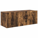vidaXL 3-tlg. TV-Schrank-Set Räuchereiche Holzwerkstoff