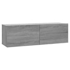 vidaXL TV-Wandschrank-Set Grau Sonoma Holzwerkstoff