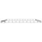 vidaXL 44-tlg. Hundelaufstall Schwarz 100x50cm Stahl Pulverbeschichtet