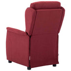 vidaXL Massagesessel mit Kissen Wein 93,5 x 67,5 x 101,5 cm Stoff